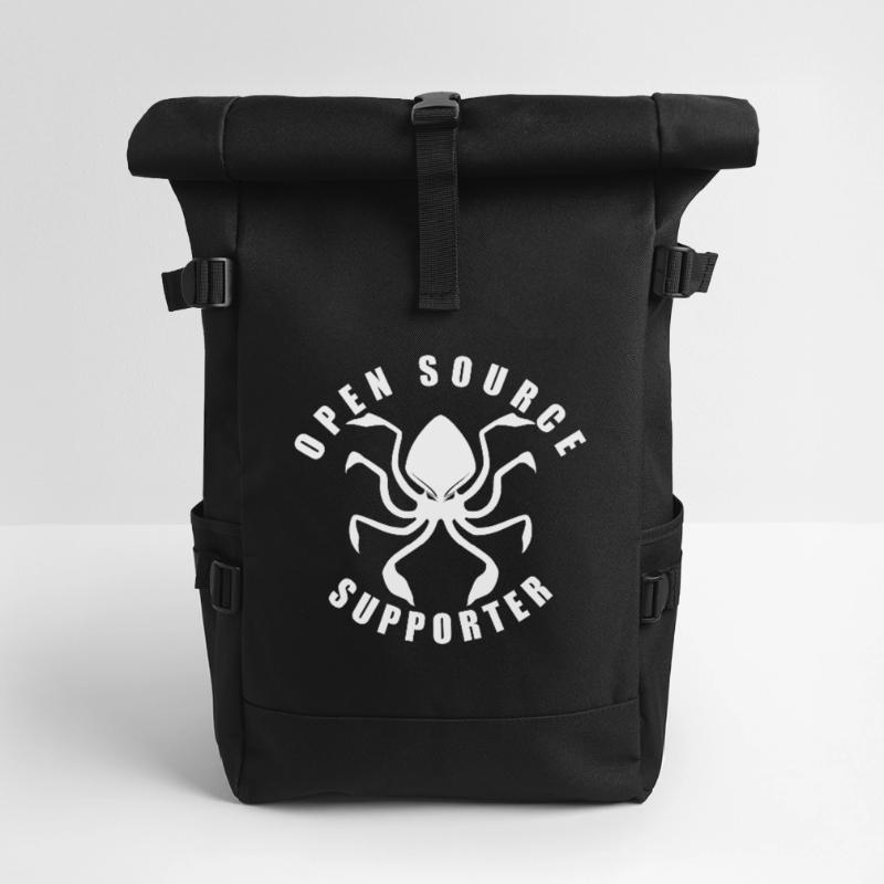LUZILLION CODER COUTURE, PARTISAN DE L’OPEN SOURCE Sac à dos roll top