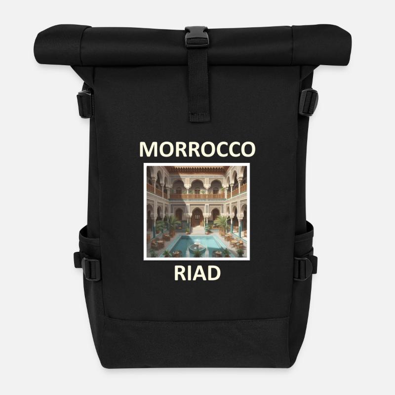 RIAD 2 - Sac à dos roll top - noir