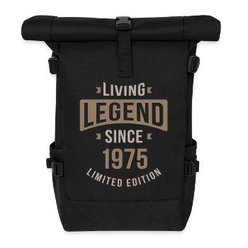 Légende vivante depuis 1975 Cadeau 50e anniversaire - Sac à dos roll top - noir - Devant