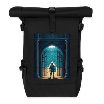 Digital Crusader - Roll Top Backpack - black - Front