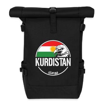 Drapeau du Kurdistan,Kurdistan,Syrie,Irak,Iran,Drapeau - Sac à dos roll top - noir - Devant