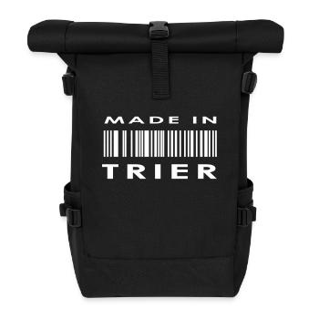 Trier - Rolltop Rucksack - Schwarz - Vorne