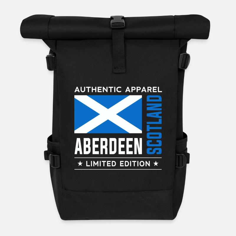 Aberdeen - Rolltop Rucksack - Schwarz