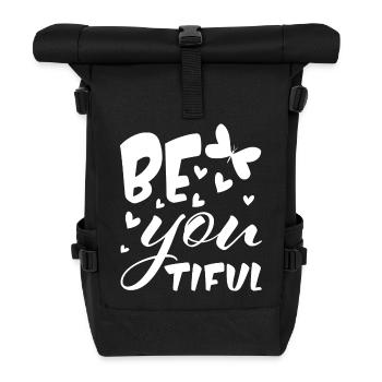 SOYEZ VOUS-MÊME - BELLE - soyez vous-même - vous êtes grand - Sac à dos roll top - noir - Devant