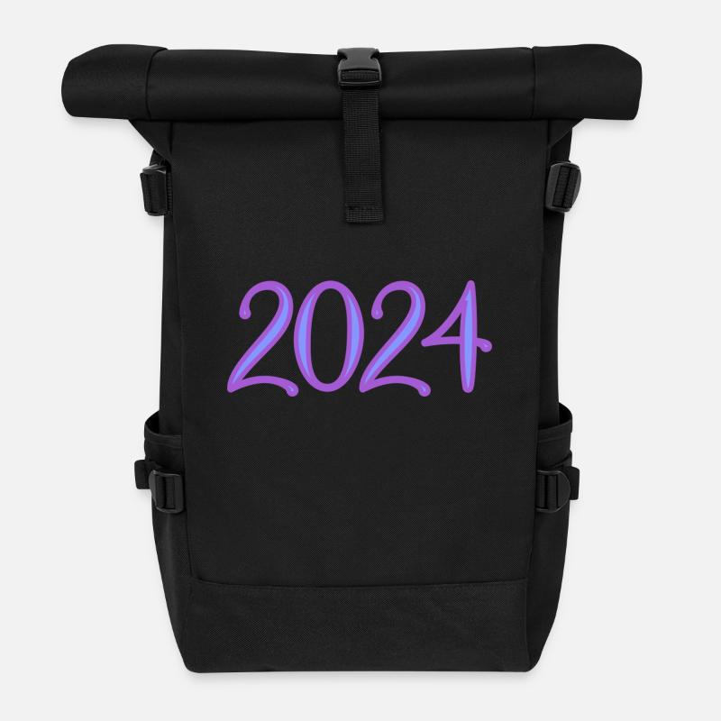 2024. ANNEE - Sac à dos roll top - noir