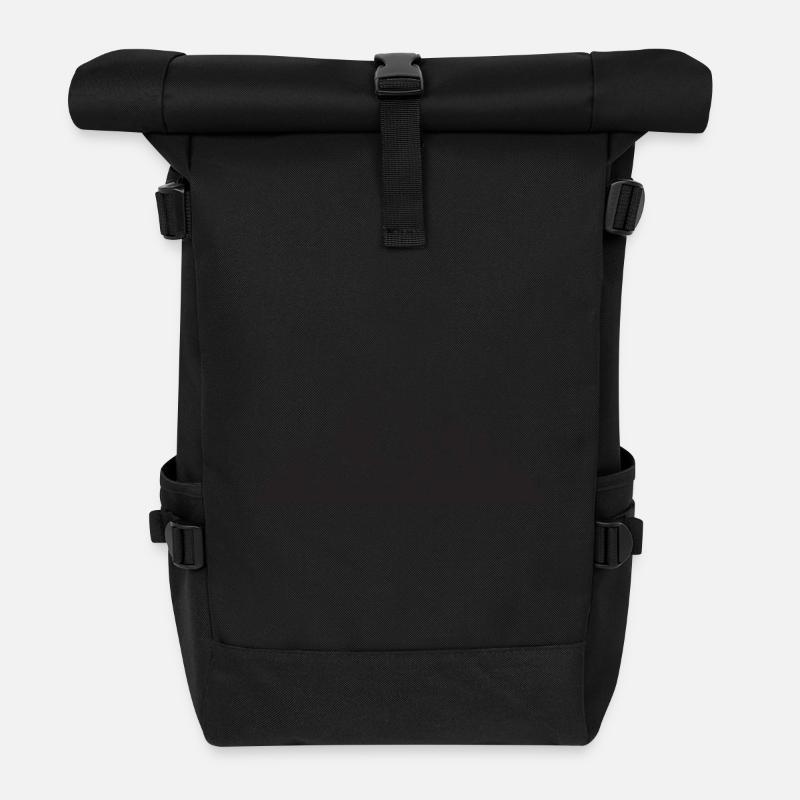 Berg Symbol - Rolltop Rucksack - Schwarz