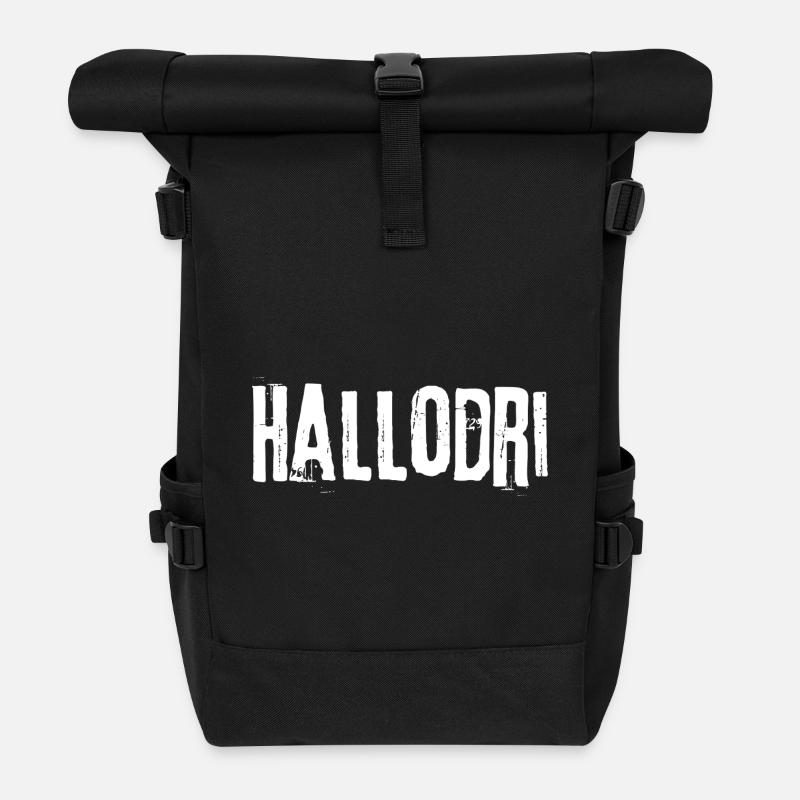 Hallodri - Rolltop Rucksack - Schwarz