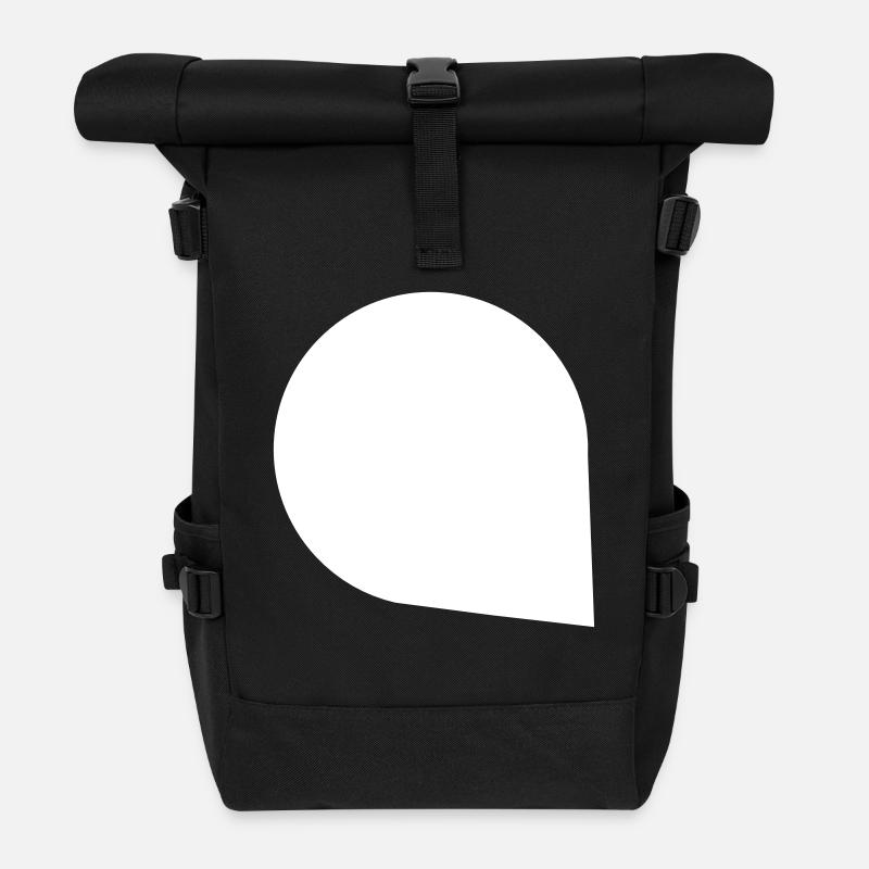 Bubble 1c - Roll Top Backpack - black