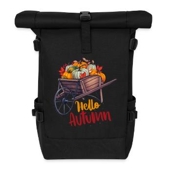 Hello Autumn - Sac à dos roll top - noir - Devant