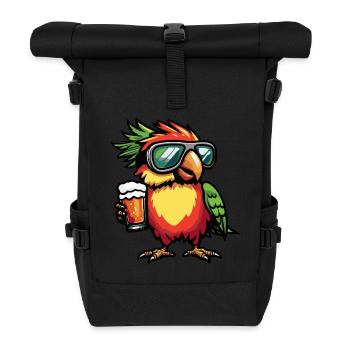 Papagai Après-Ski Bière Bande dessinée - Sac à dos roll top - noir - Devant