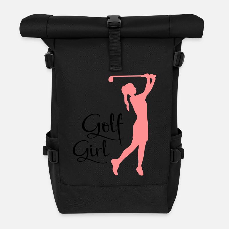 golf - Sac à dos roll top - noir