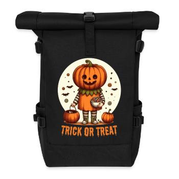 Trick or Treat - Roll Top Backpack - black - Front