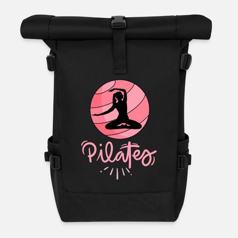 Pilates  - Sac à dos roll top - noir