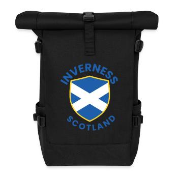 Inverness Scottish Shield - Roll Top Backpack - black - Front
