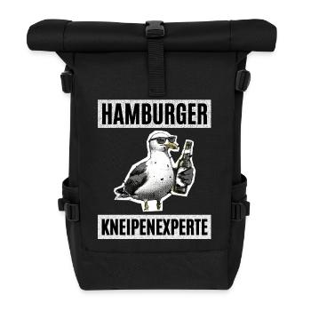 Hamburg Pub Expert - Roll Top Backpack - black - Front