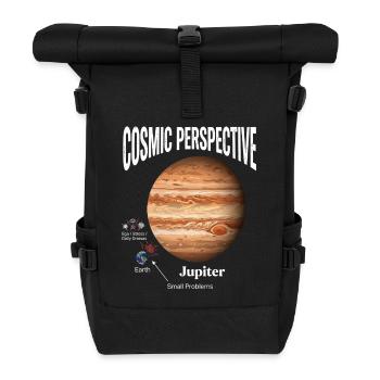 Cosmic Perspective - Rolltop Rucksack - Schwarz - Vorne