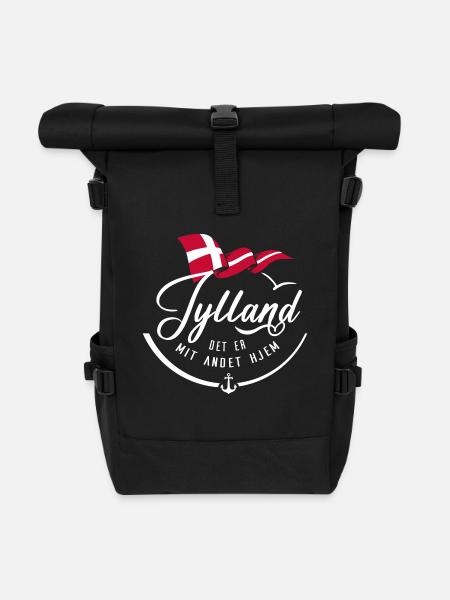 JYLLAND - Meine zweite Heimat - w - Rolltop Rucksack - Schwarz
