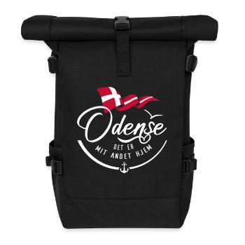 ODENSE - My second home - w - Roll Top Backpack - black - Front