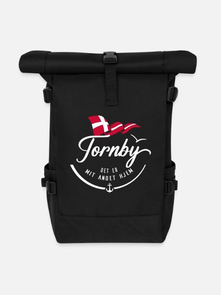 TORNBY - Meine zweite Heimat - w - Rolltop Rucksack - Schwarz