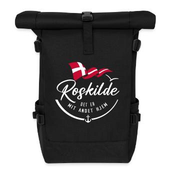 ROSKILDE - Meine zweite Heimat - w - Rolltop Rucksack - Schwarz - Vorne
