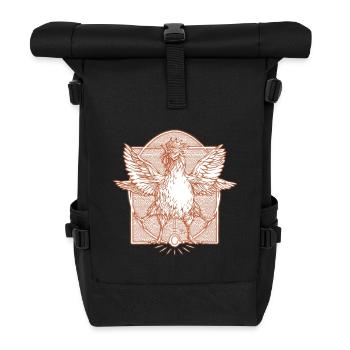 The rooster Vitruve3 - Roll Top Backpack - black - Front