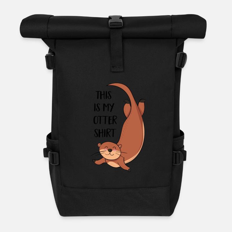 Otter - Rolltop Rucksack - Schwarz