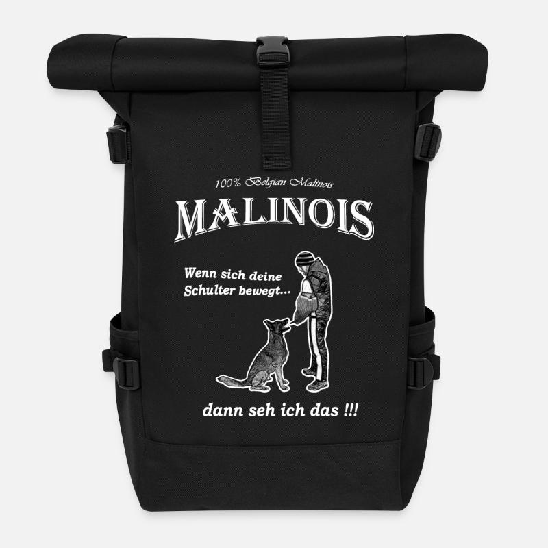 ipo chi - Rolltop Rucksack - Schwarz