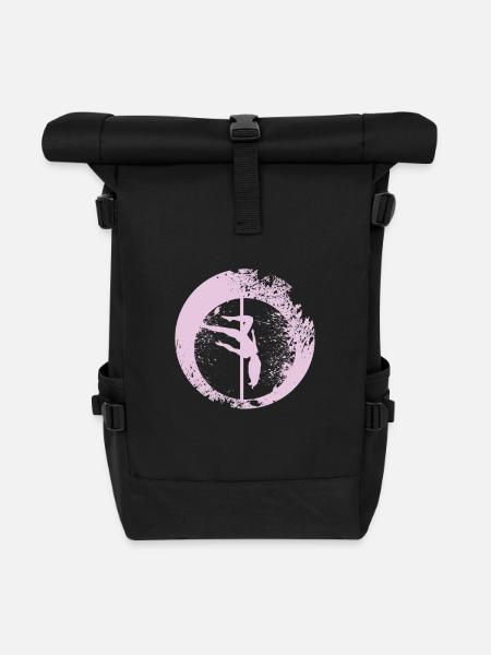 Pole Dance - Rolltop Rucksack - Schwarz