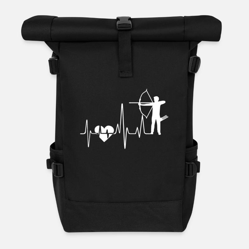 Archery Archery Heartbeat - Roll Top Backpack - black