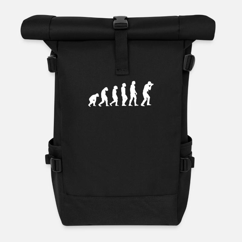 Evolution Fotograf - Rolltop Rucksack - Schwarz