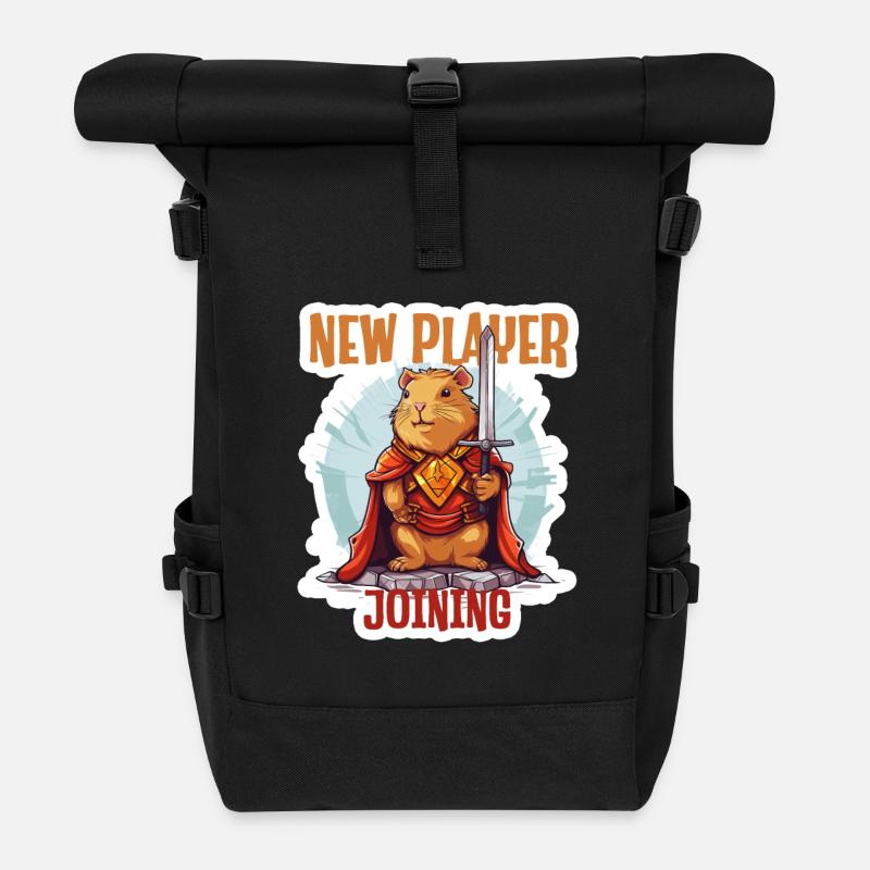 New Player joined RPG Capybara - Roll Top Backpack - black