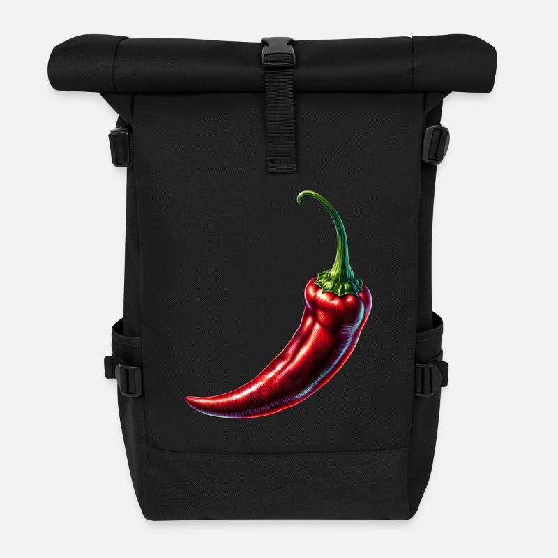 Chili - Rolltop Rucksack - Schwarz