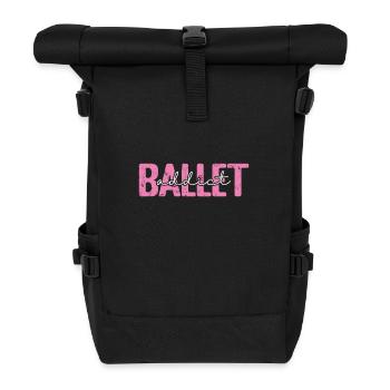 Ballet addict - Rolltop Rucksack - Schwarz - Vorne