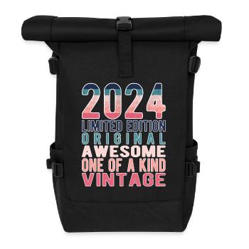 Edition limitée depuis 2024 Anniversaire Millésime 2024 - Sac à dos roll top - noir - Devant