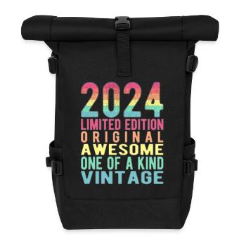 Edition limitée depuis 2024 Anniversaire Millésime 2024 - Sac à dos roll top - noir - Devant