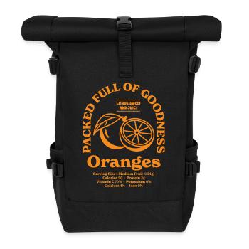 Oranges Nutritional - Roll Top Backpack - black - Front
