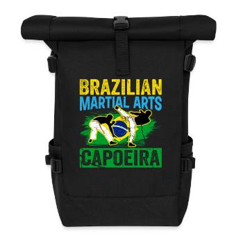 Arts Martiaux brésiliens Capoeira - Sac à dos roll top - noir - Devant