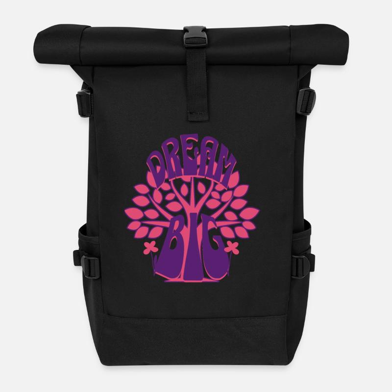 DreamBig - Rolltop Rucksack - Schwarz