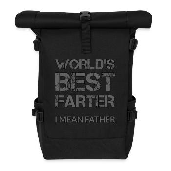 LE MEILLEUR AU MONDE FARTHER I MEAN FATHER – Bester Pupser - Sac à dos roll top - noir - Devant