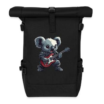 Heavy Metal Koala Rocker avec guitare - Sac à dos roll top - noir - Devant