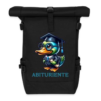Abituriente Abi Motto - Roll Top Backpack - black - Front