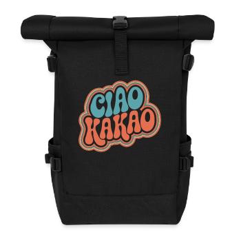 Ciao Cocoa - Roll Top Backpack - black - Front