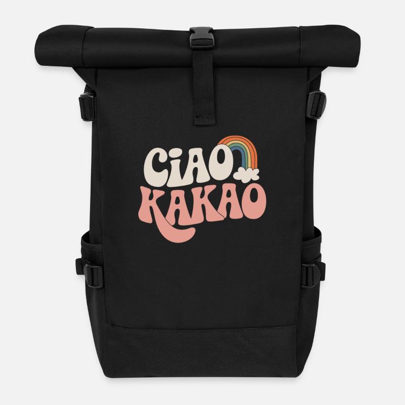 Ciao Kakao - Rolltop Rucksack - Schwarz