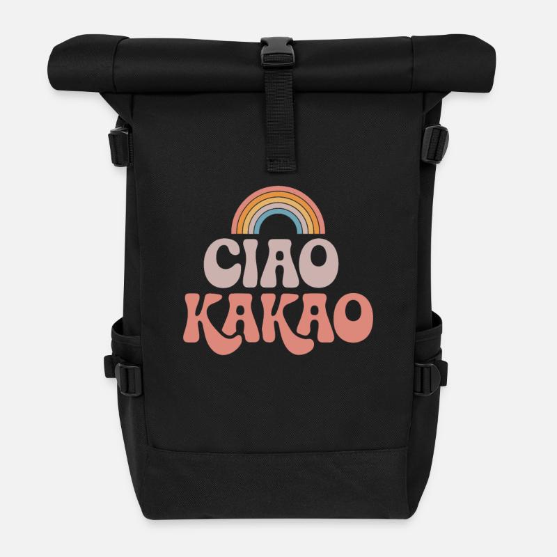 Ciao Kakao - Rolltop Rucksack - Schwarz