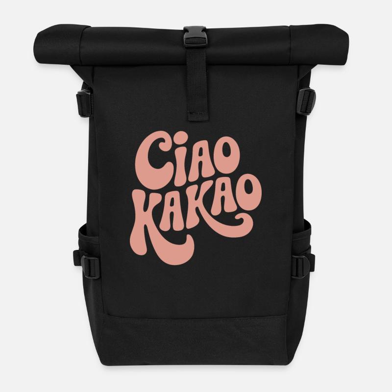 Ciao Kakao - Rolltop Rucksack - Schwarz
