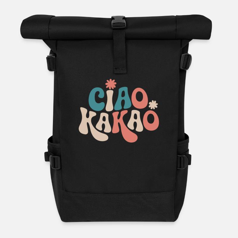 Ciao Kakao - Rolltop Rucksack - Schwarz