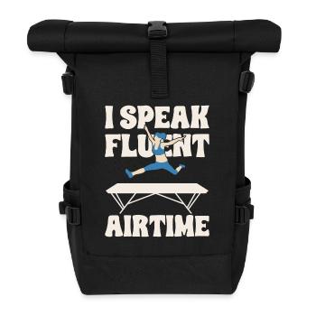 Trampoline drôle pour homme trampolinist - Sac à dos roll top - noir - Devant