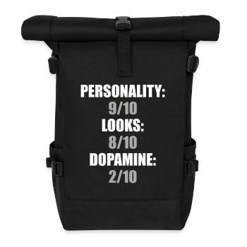 Funny Parkinsons Awareness - Roll Top Backpack - black - Front