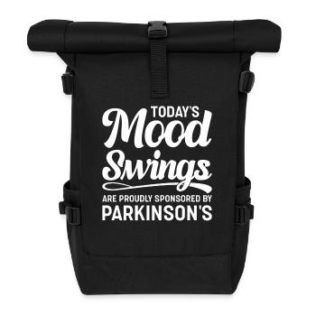 Drôle de sensibilisation à la maladie de Parkinson - Sac à dos roll top - noir - Devant