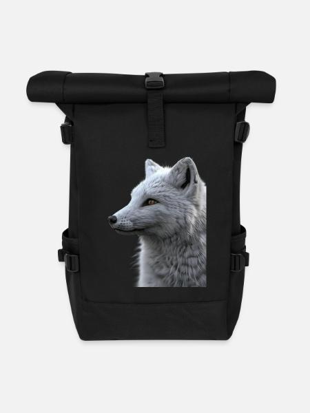 Polarfuchs - Rolltop Rucksack - Schwarz
